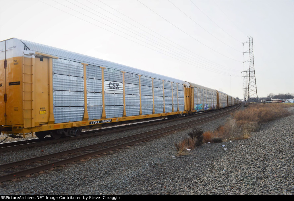 CSX B 11535 & TTGX 160285R1 ARE BOTH NEW TO RRPA